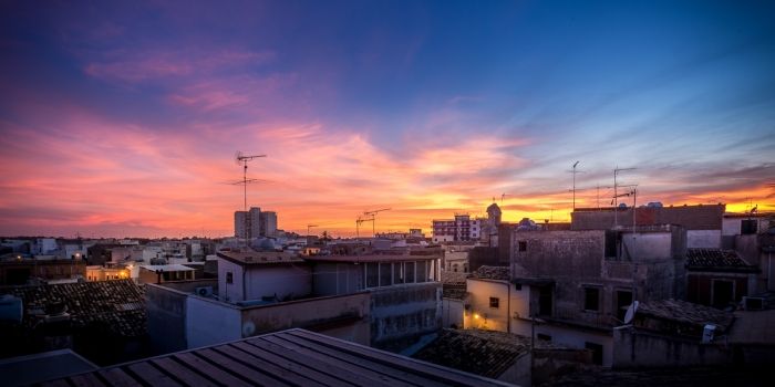 Sunset over Noto