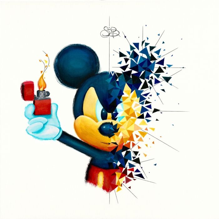 Mickey s'enflamme