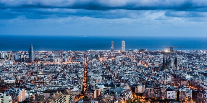 Nuit sur Barcelone
