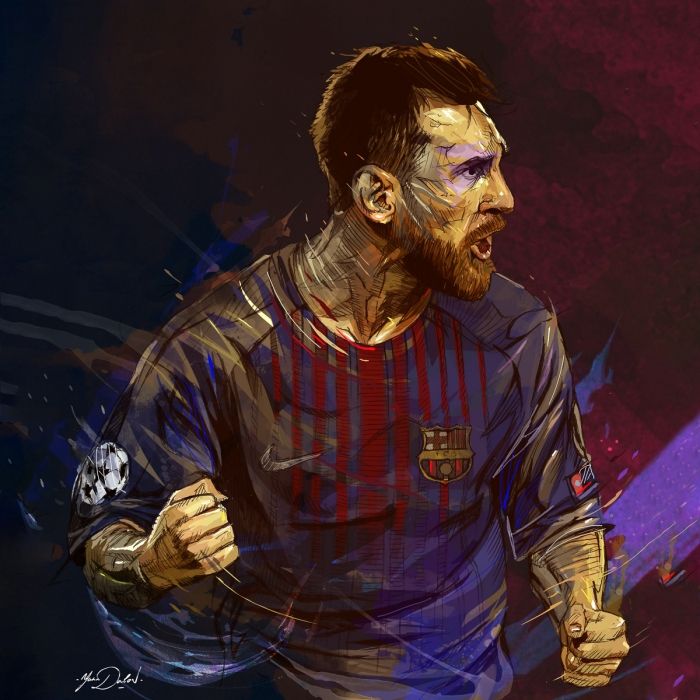 La rage de Messi