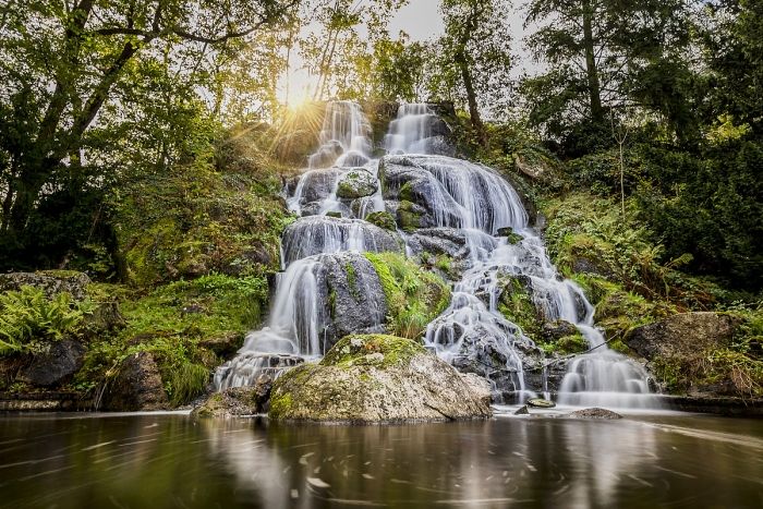 La cascade du pavillon de la Rotonde